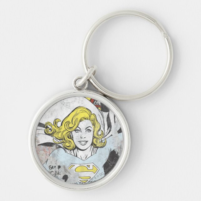 Supergirl Comic Capers 3 Key Ring (Front)