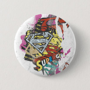 Supergirl Comic Capers 4 6 Cm Round Badge
