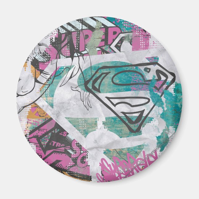 Supergirl Comic Capers Pattern 11 Magnet (Front)