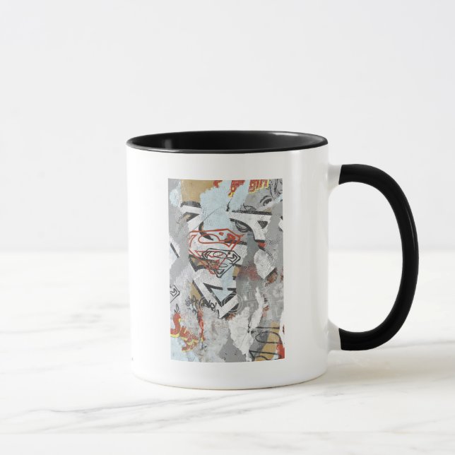 Supergirl Comic Capers Pattern 1 Mug (Right)