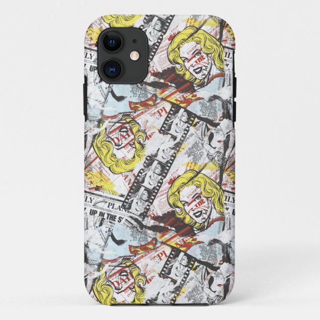 Supergirl Comic Capers Pattern 2 Case-Mate iPhone Case (Back)