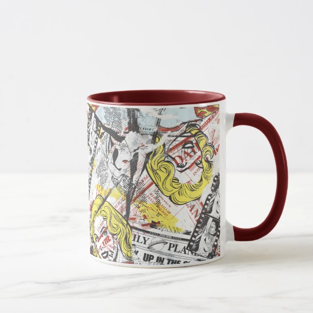 Supergirl Comic Capers Pattern 2 Mug (Right)