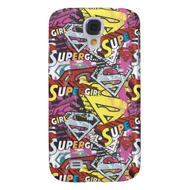 Supergirl Comic Capers Pattern 4 Case-Mate Samsung Galaxy Case (Back)