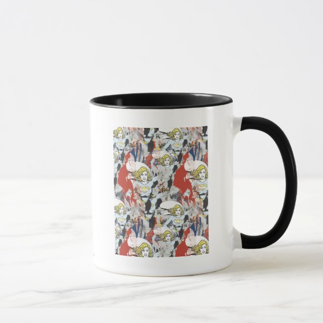 Supergirl Comic Capers Pattern 5 Mug (Right)