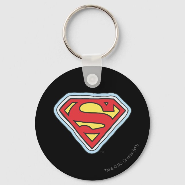 Supergirl Comic Logo Key Ring (Front)