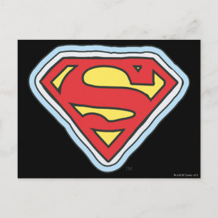 Supergirl Comic Logo Postcard