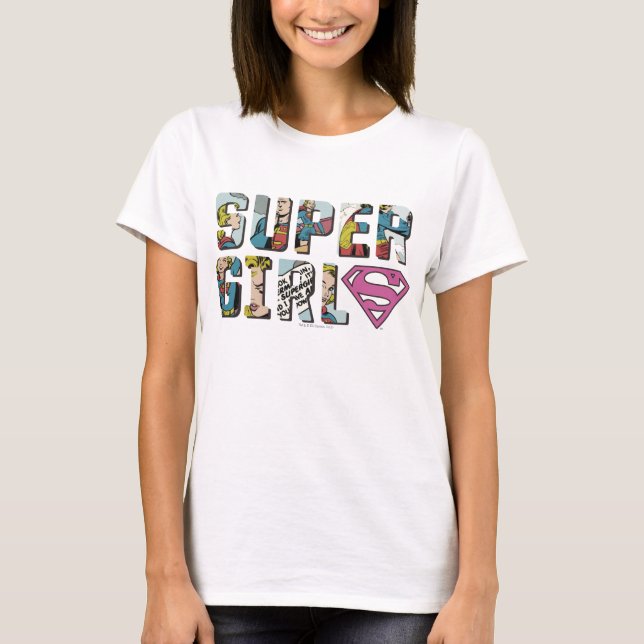 Supergirl Comic Logo T-Shirt (Front)