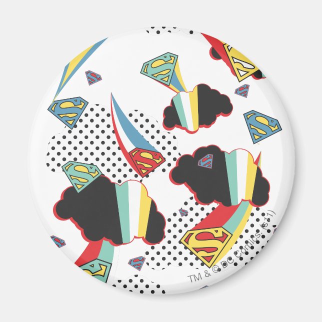 Supergirl Crazy Sky Magnet (Front)