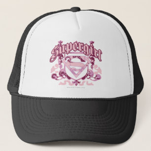 Supergirl Crest Design Trucker Hat