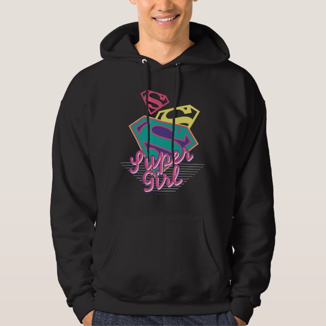 Supergirl Cursive Hoodie (Front)