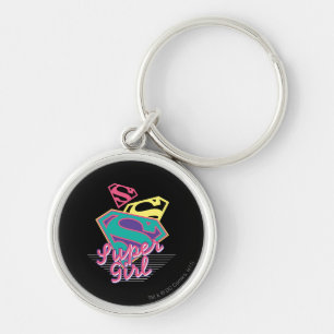 Supergirl Cursive Key Ring