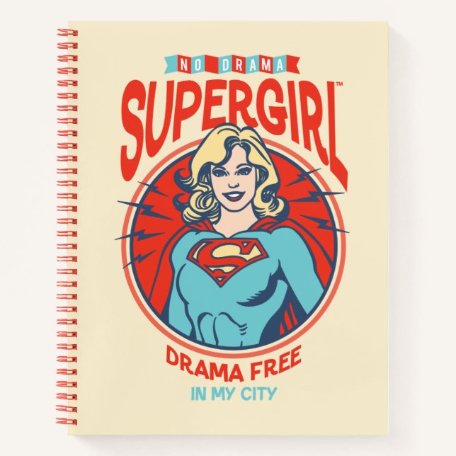 Supergirl Drama Free In My City Notebook (Front)
