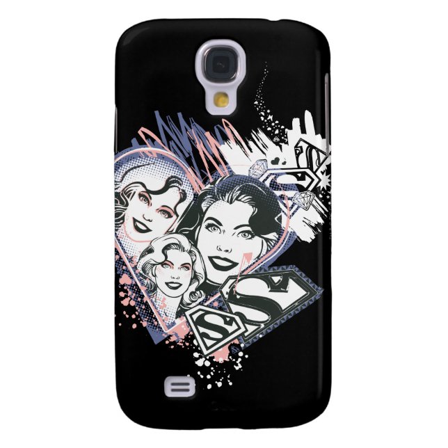 Supergirl Face Collage Case-Mate Samsung Galaxy Case (Back)