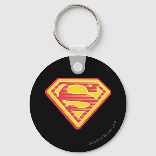 Supergirl Far-Out Logo Key Ring (Front)