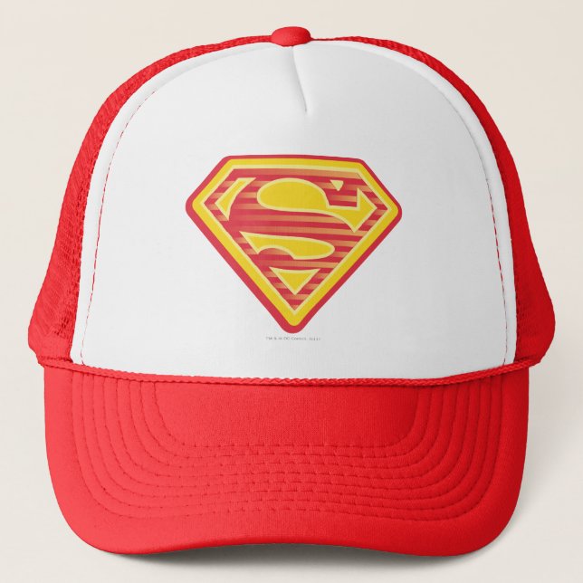 Supergirl Far-Out Logo Trucker Hat (Front)