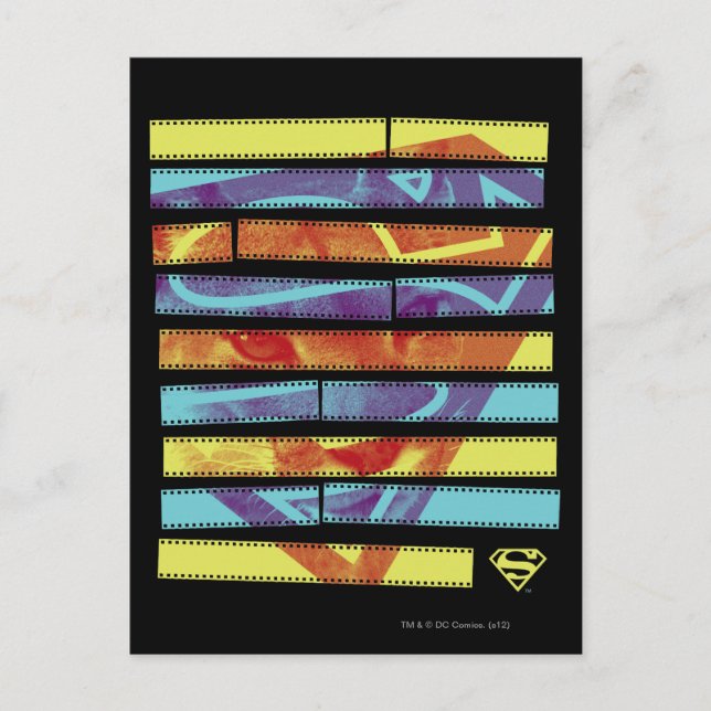 Supergirl Filmstrip Postcard (Front)