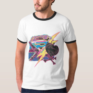 Supergirl Flag and Crossbones T-Shirt