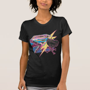Supergirl Flag and Crossbones T-Shirt