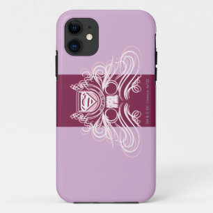 Supergirl Flourish Design iPhone 11 Case