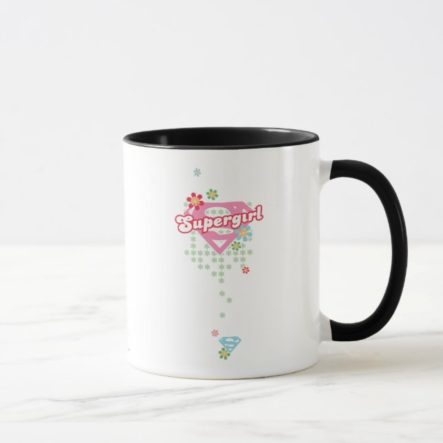 Supergirl Flower Madness Mug (Right)