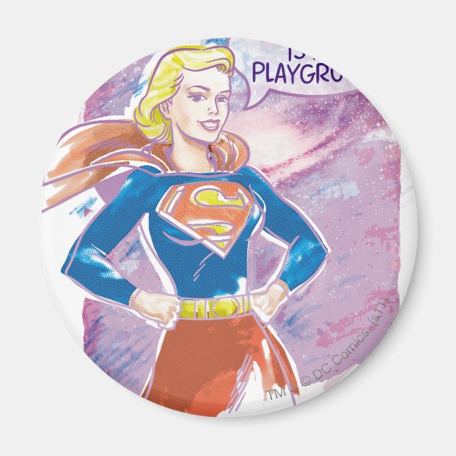 Supergirl Galaxy Magnet (Front)