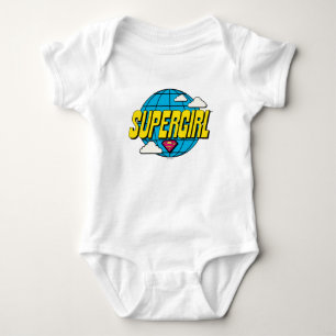 Supergirl Global Pop Graphic Baby Bodysuit