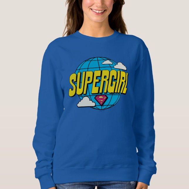 Supergirl Global Pop Graphic Sweatshirt (Front)