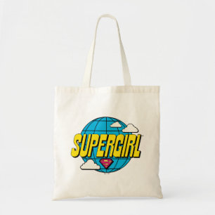 Supergirl Global Pop Graphic Tote Bag