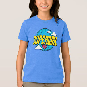Supergirl Global Pop Graphic Tri-Blend Shirt