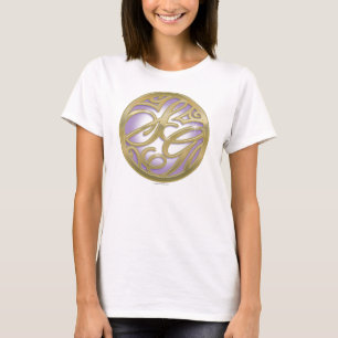 Supergirl Gold & Purple Circle Logo T-Shirt