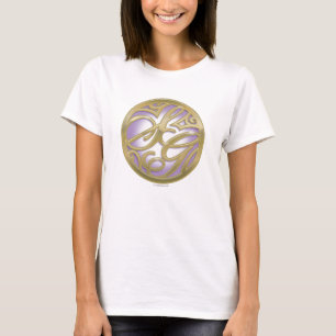 Supergirl Gold & Purple Circle Logo T-Shirt