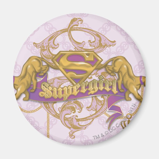 Supergirl Golden Cat 3 Magnet (Front)