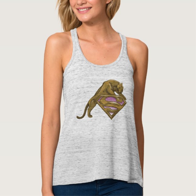 Supergirl Golden Cat Singlet (Front)