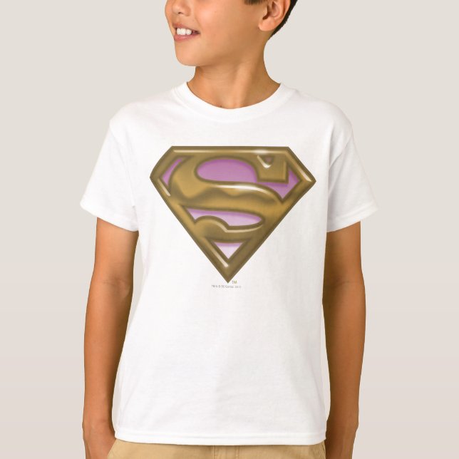Supergirl Golden Logo T-Shirt (Front)