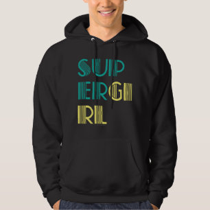 Supergirl Green and Yellow Hoodie