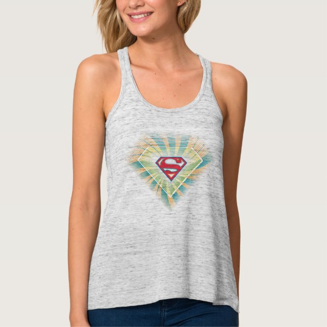 Supergirl Groovy Logo Singlet (Front)