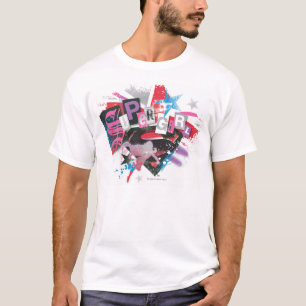 Supergirl Grunge Design T-Shirt