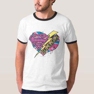 Supergirl Heart and Bolt T-Shirt