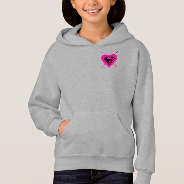 Supergirl Hearts Diagonal Pattern (Front)
