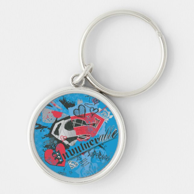 Supergirl Invulnerable Key Ring (Front)