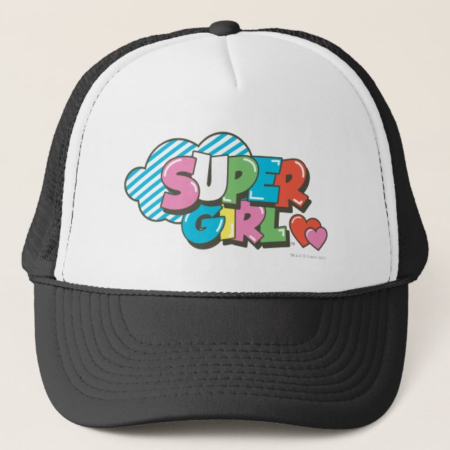 Supergirl J-Pop 9 Trucker Hat (Front)