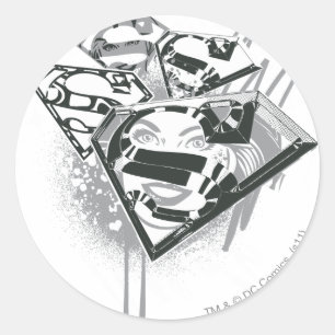 Supergirl Keep it Fresh 1 Classic Round Sticker