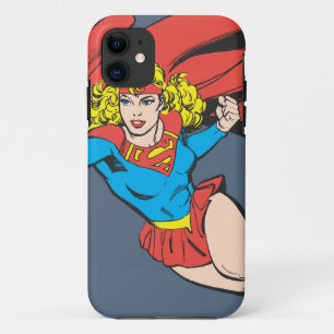 Supergirl Leaps and Punches Case-Mate iPhone Case