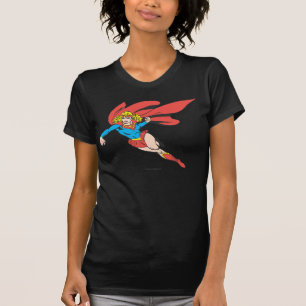 Supergirl Leaps and Punches T-Shirt