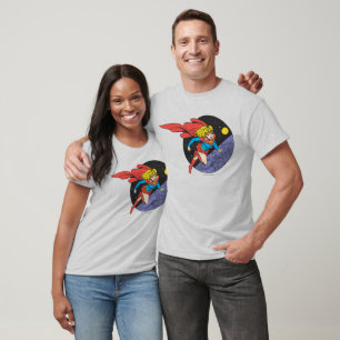 Supergirl Leaps in Space T-Shirt