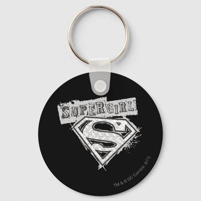 Supergirl Logo 1 Key Ring (Front)