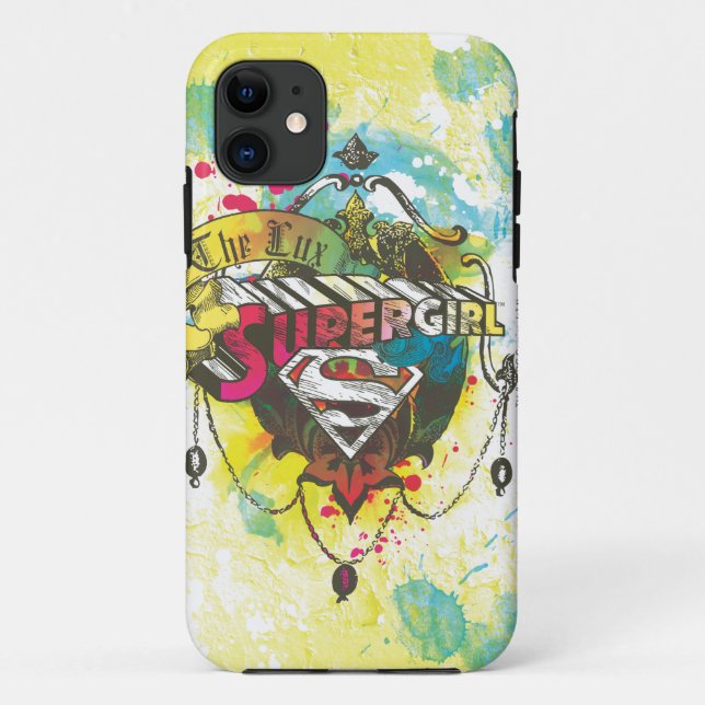 Supergirl Logo The Lux Case-Mate iPhone Case (Back)