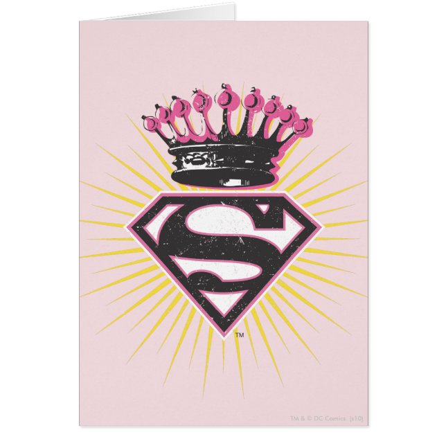 Supergirl Logo with Crown (Front)