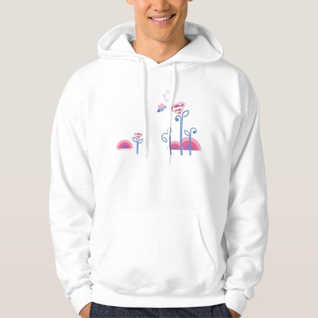 Supergirl Love Bee Hoodie (Front)
