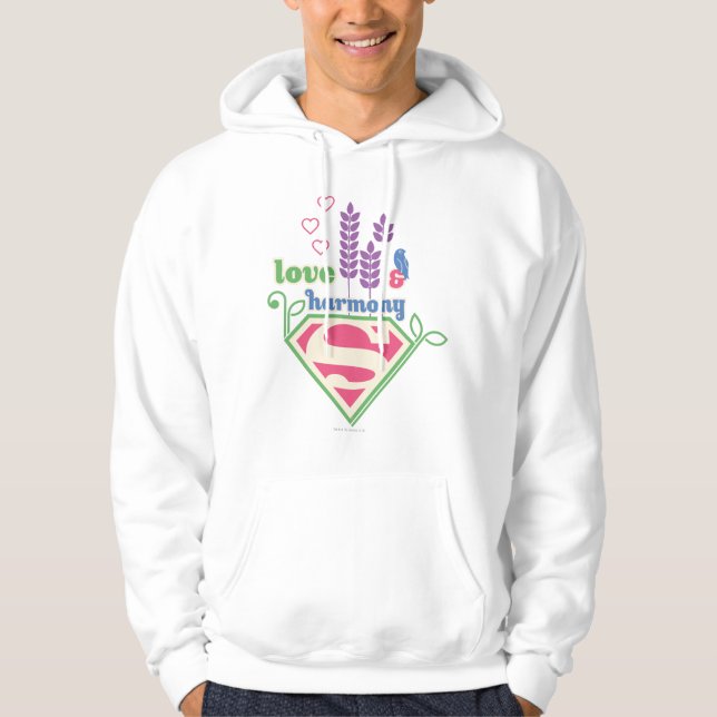 Supergirl Love & Harmony Hoodie (Front)